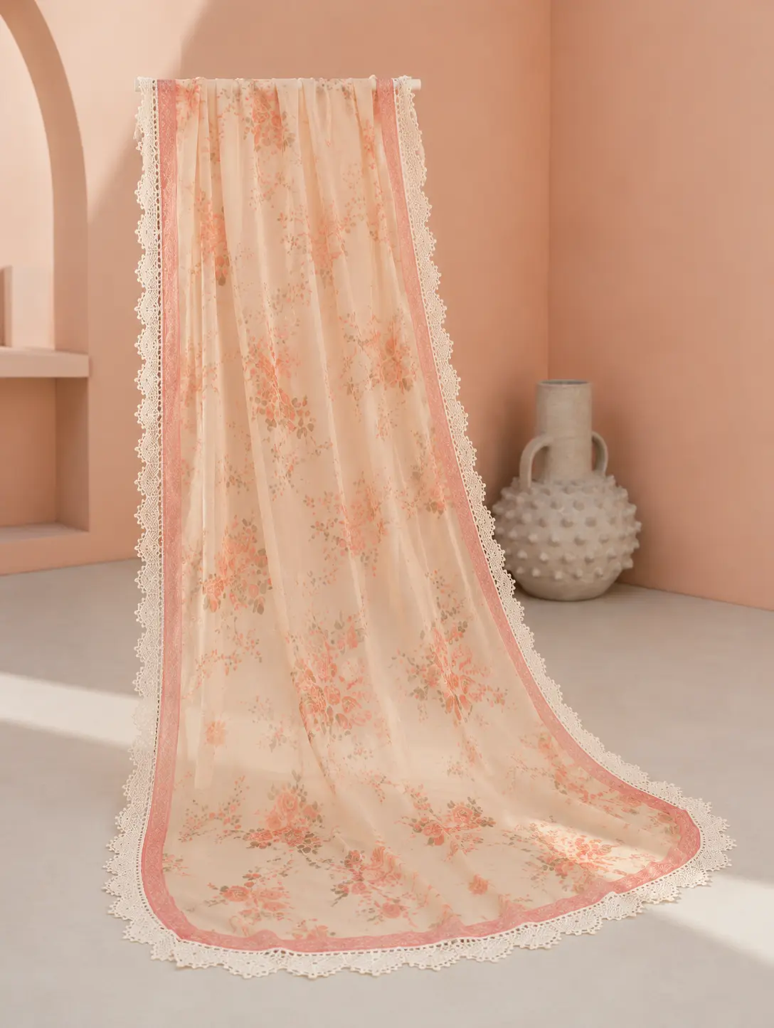 3-Piece Mausummery Embroidered Lawn Suit Daisy - Image 4